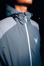 Asphalt Grey Lightweight Windbreaker Jacket V1