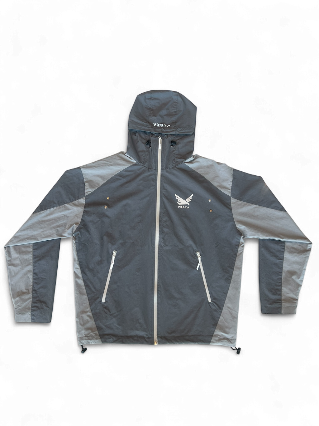 Asphalt Grey Lightweight Windbreaker Jacket V1